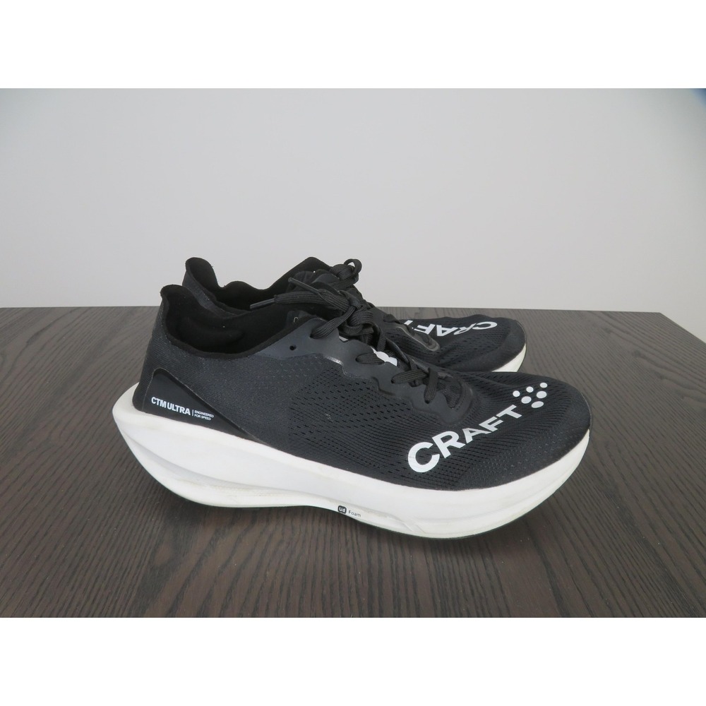 Craft CTM Ultra 2 Shoes Mens Size 9.5 Black Running Sneakers Road Athletic